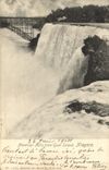 VINTAGE POSTCARD American Falls from Goat Island the Niagara