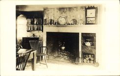 CARTE PHOTO Maison americaine 