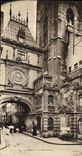 VINTAGE POSTCARD Rouen Large size the large clock 14.5 * 28 cm