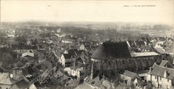 CPA Grand Format Senlis Vue sur Saint Frambourg 28 x 14 cm