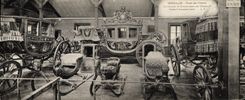 CPA Grand Format Versailles Musee des voitures La carrosse de couronnement de Charles X 28 * 11 cm