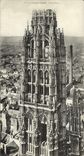 VINTAGE POSTCARD Rouen Large size the Cathedral the tower of butter 15 * 28 cm