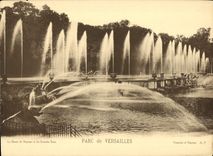 CPA Grand Format Versailles Palais Le bassin de Neptune et les grandes eaux 28 * 21 cm