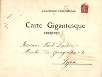 CPA Grand Format L'Auvergne Cantal Vic sur Cere Vue Generale 28 * 23 cm