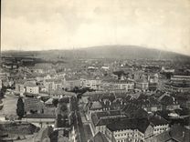 VINTAGE POSTCARD Belfort Large size Panoramic View 28 * 23 cm