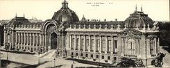 VINTAGE POSTCARD Paris Large size the Petit Palais 28.5 * 11 cm