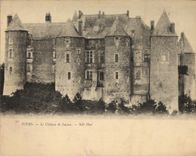 VINTAGE POSTCARD Large size Tours the Castle of Luynes 18 * 14 cm