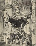CPA Grand Format Bruxelles Eglise Ste Gudule Chaire de verite 18 * 14 cm