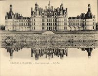 CPA Grand Format Chateau de Chambord Facade septentrionale 18 * 14 cm