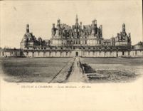 CPA Grand Format Chateau de Chambord Facade meridionale 18 * 14 cm