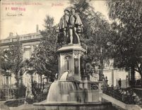 CPA Grand Format Bruxelles Monument Des Comtes d'Egmont Et De Horn Enfants 18 * 14 cm