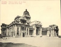 CPA Grand Format Bruxelles Palais De Justice 18 * 14 cm