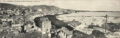 VINTAGE POSTCARD Large size Cannes Seen Prine Of the Chevaller Mount the Course 28 * 9 cm