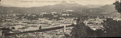 El panorama de gran tamaño de la POSTAL de la VENDIMIA de Niza considerada en Cimies y el valle DA Prise del castillo 28 * 11 cm