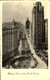 VINTAGE POSTCARD Michigan Looking North Chicago