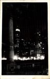 VINTAGE POSTCARD Chicago Night scene from Grant Park