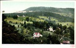 VINTAGE POSTCARD Monka Hill From Fucks Hill Castkill Mountains