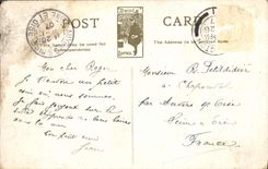 Mañana del puerto de Leavings Bridlington de los barcos de Shiping de la POSTAL de la VENDIMIA