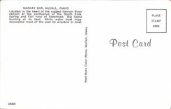 MODERN CARD Mackay Bar McCall Idaho
