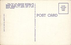 VINTAGE POSTCARD Parade Ground NR HAS T T C Memphis Tennessee Recreation Hall C In Militaria Background