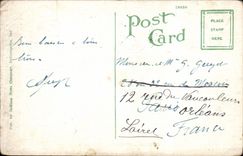 VINTAGE POSTCARD Capitol Ave Bridge And St Vincent' S Hospital Indidnapolis Ind