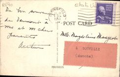 VINTAGE POSTCARD Ascntney Mountain Springfield Vermont