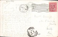 VINTAGE POSTCARD Hand Street Winnipeg Man