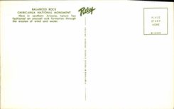 MODERN CARD National Chiricahua Monument