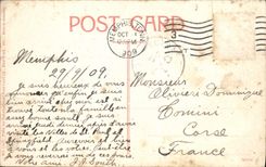 VINTAGE POSTCARD Memphis From Miss To rivet Memphis Tenn