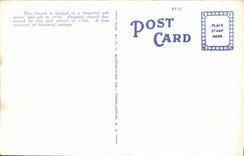 VINTAGE POSTCARD St Andrew' S Parish Built Charleston C M