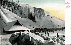 VINTAGE POSTCARD Ice Mountain And Extremely Off Inctine