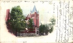 VINTAGE POSTCARD Toledo Ave Church Ashland Ave
