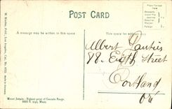 VINTAGE POSTCARD Mount Sahala Highest Point Off Cascade Arranges Wash