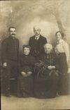 CARTE PHOTO Famille Soldat Militaria 