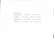 CPM Isola Bella Lago Maggiore Isola Bella Sala Della Conferenza