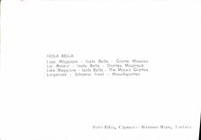 MODERN CARD Isola Bleated Lago Maggiore Isola Bleated Mosaico Cave