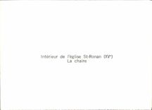 MODERN CARD Interior Locronan Of Church St Ronan the Pulpit