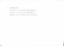 MODERN CARD Milano Piazza E Teatro Went Scala Scala