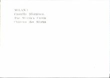 MODERN CARD Milano Castello Sforzesco