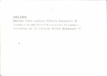 MODERN CARD Milano Interno Della Galleria Vittorio Emanuele II