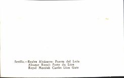 CPM Sevilla Reales Alcazares Pureta Del Leon 