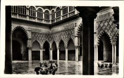 CPM Sevilla Reales Alcazares Patio De Las Doncellas 