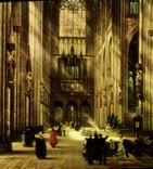 MODERN CARD Kolner Dom Innenansicht