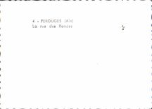 MODERN CARD Perouges the Street Of the Rounds