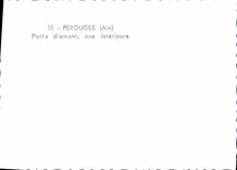 CPM Perouges Porte D'Amont Vue Interi