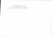 CPM Perouges La Maison Edouard Herriot
