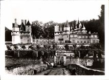 MODERN CARD the Castle De Rigny Worn the Frontage On the Terraces