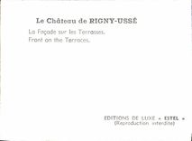 CPM Le Chateau De Rigny Usse La Facade Sur Les Terrasses