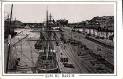 CPM Boulogne sur Mer Quai Du Bassin Bateau Voilier