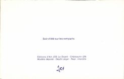 POSTAL MODERNA igualación del verano en las paredes de Malo Saint